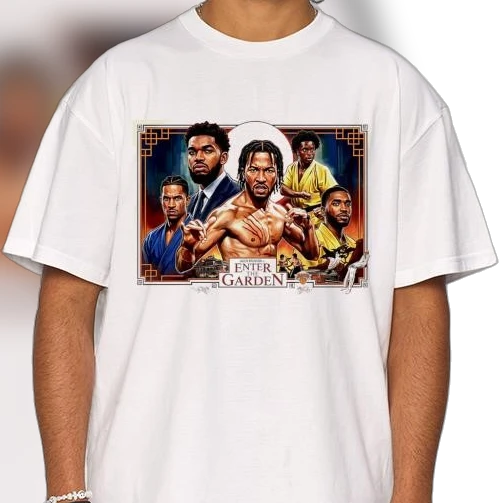 Enter The Garden Vintage Basketball Tee, Retro Martial Arts Movie Poster Graphic T-Shirt, Streetwear Fan Gift