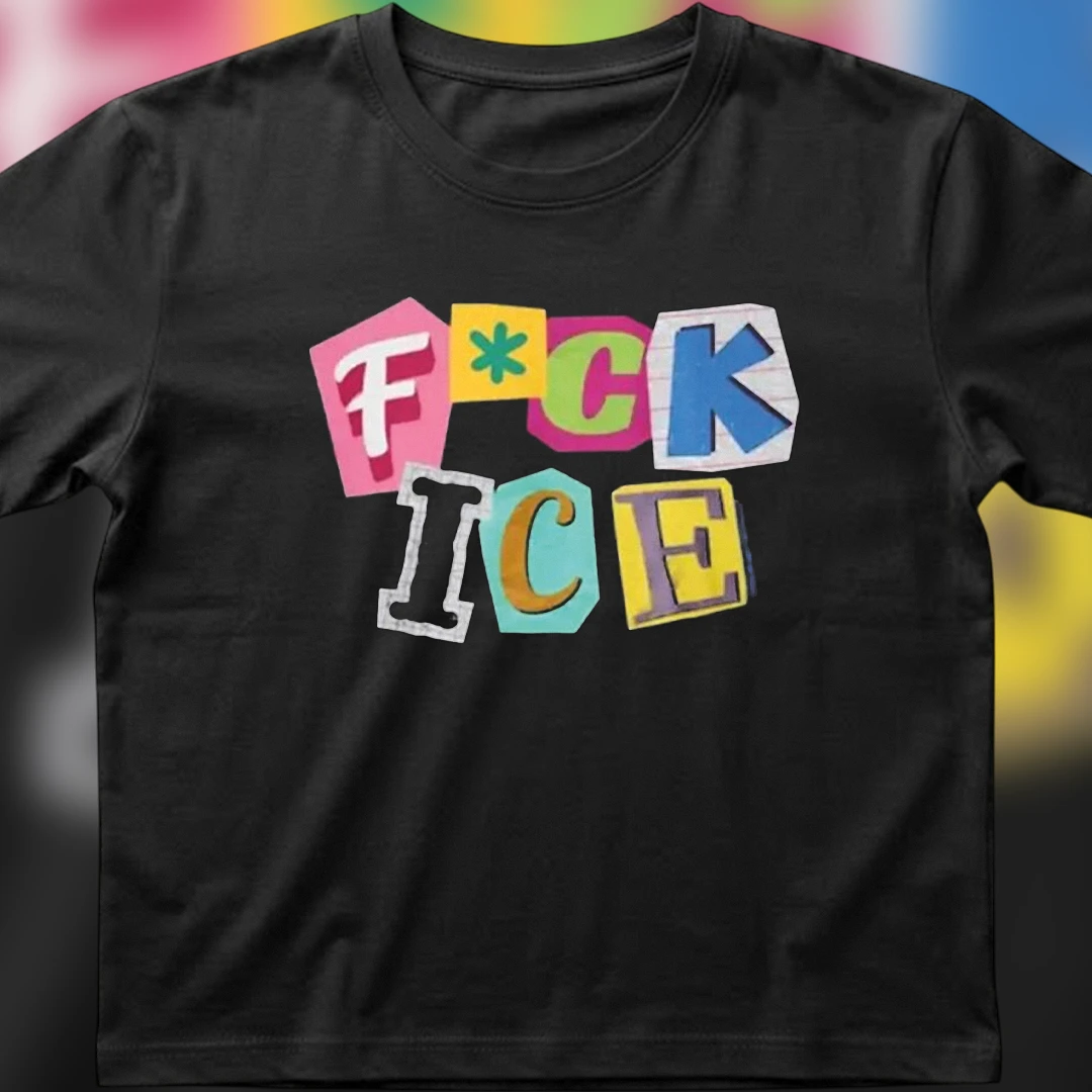 F*ck ICE Protest Tee, Bold Political Statement Activist Graphic Shirt, Unisex Social Justice Streetwear T-Shirt