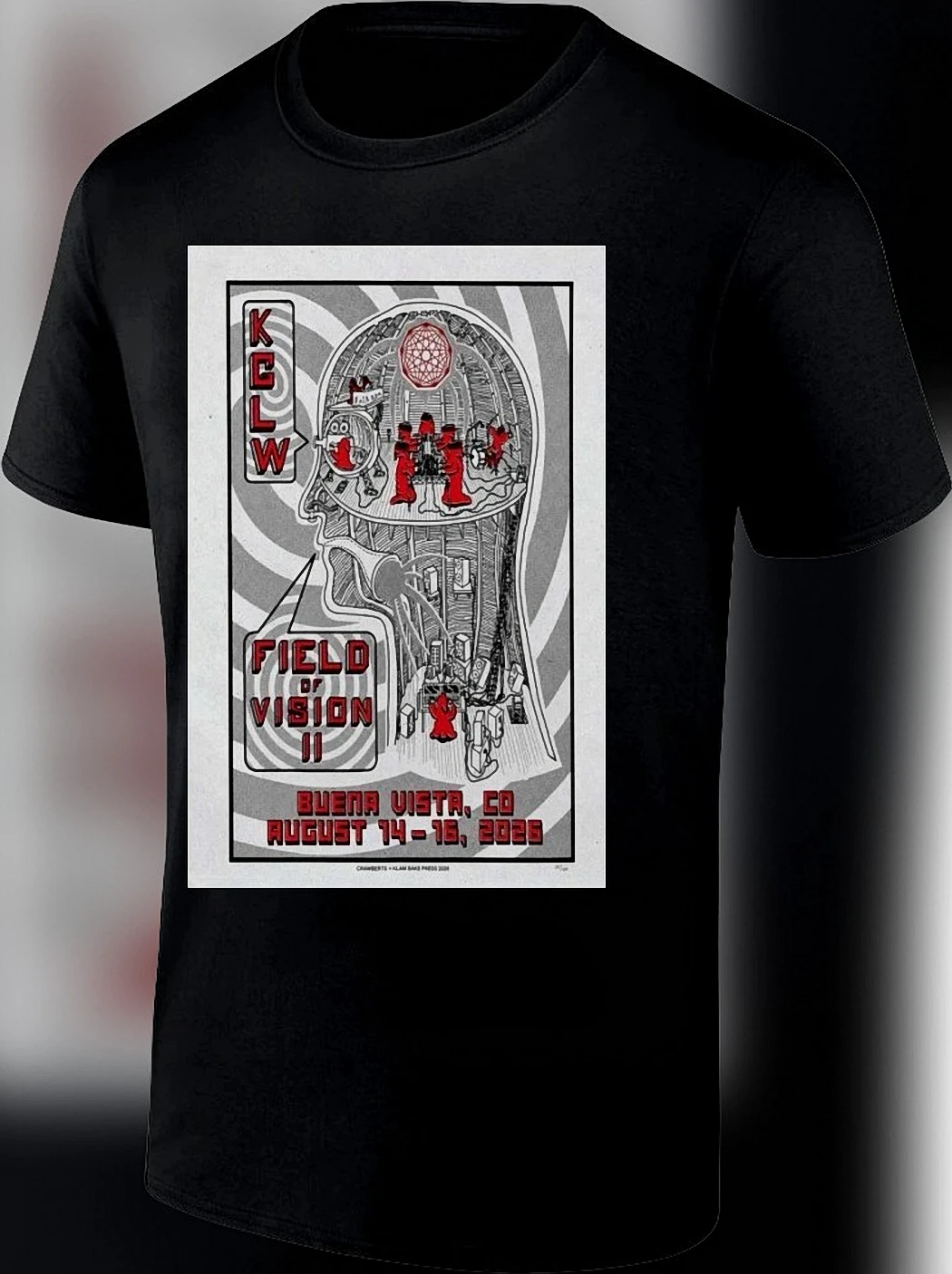 Field of Vision II Buena Vista CO August 14-16 2026 Festival Concert Graphic Tee