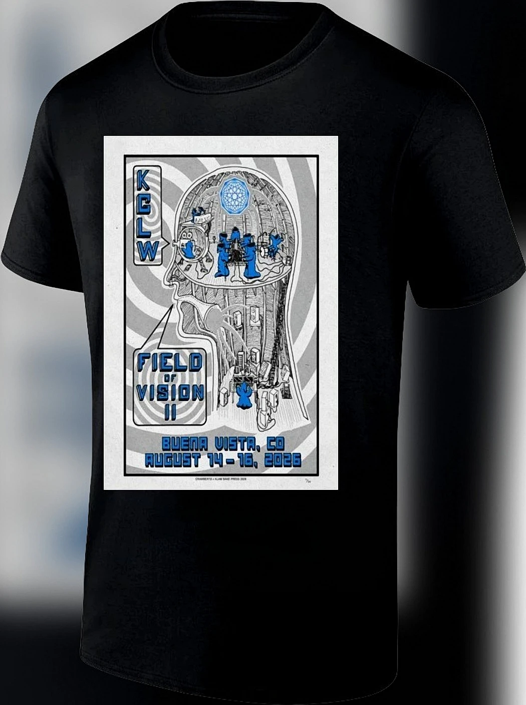 Field of Vision II KGLW Buena Vista CO August 14-16 2026 Tee King Gizzard and the Lizard Wizard Concert Souvenir Shirt