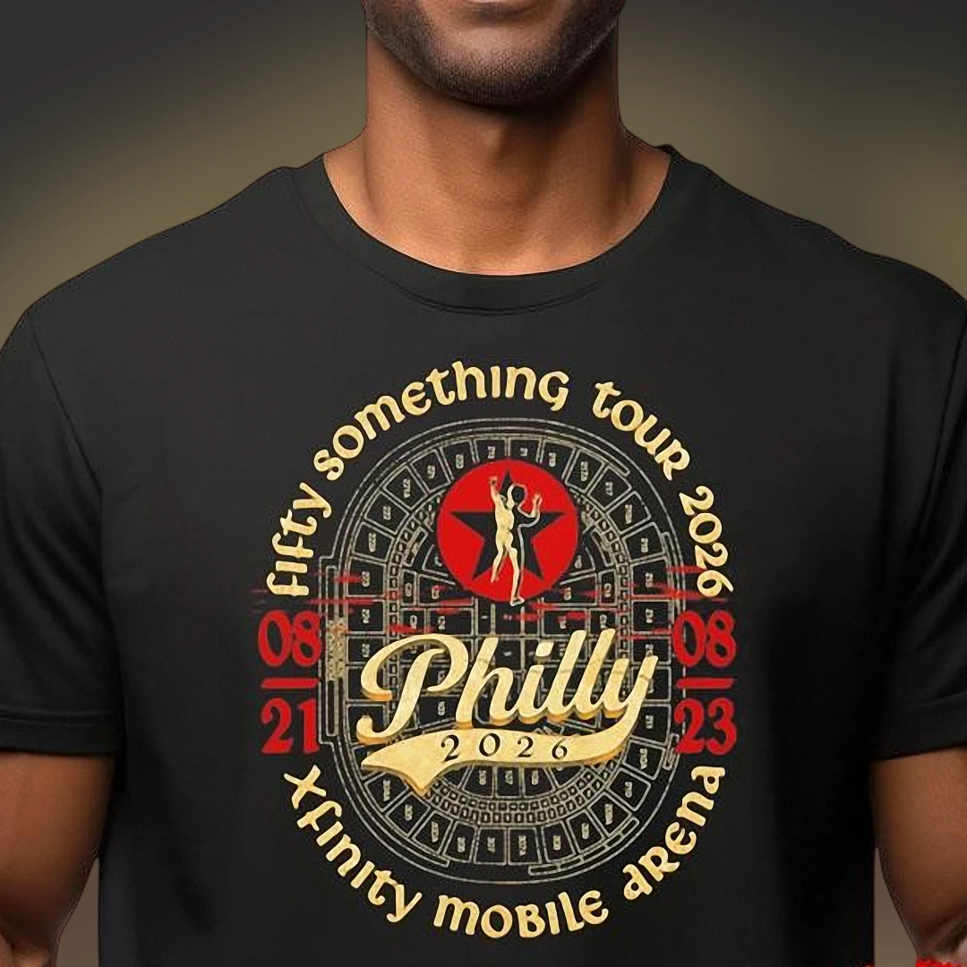 Fifty Something Tour 2026 Philly Xfinity Mobile Arena Tee, Rush Concert Tour Dates Graphic Shirt