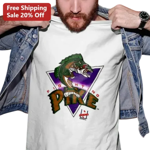 FIGHTING PIKE Tee Vintage Minnesota Arena Football Retro Sports Shirt Gift for Fans