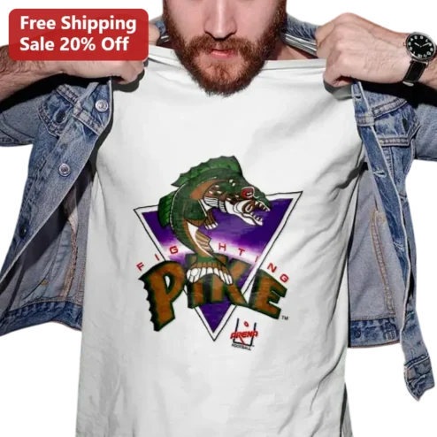 Fighting Pike Tee, Vintage Minnesota Fighting Pike Arena Football League Shirt, Retro Sports Gift for Football Fans and Collectors