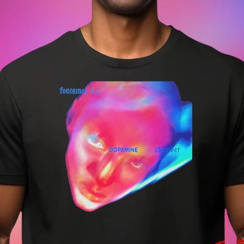 Fontaines DC Dopamine Chamber Tee New Album Era Graphic Concert Shirt Indie Rock Music Fan Gift