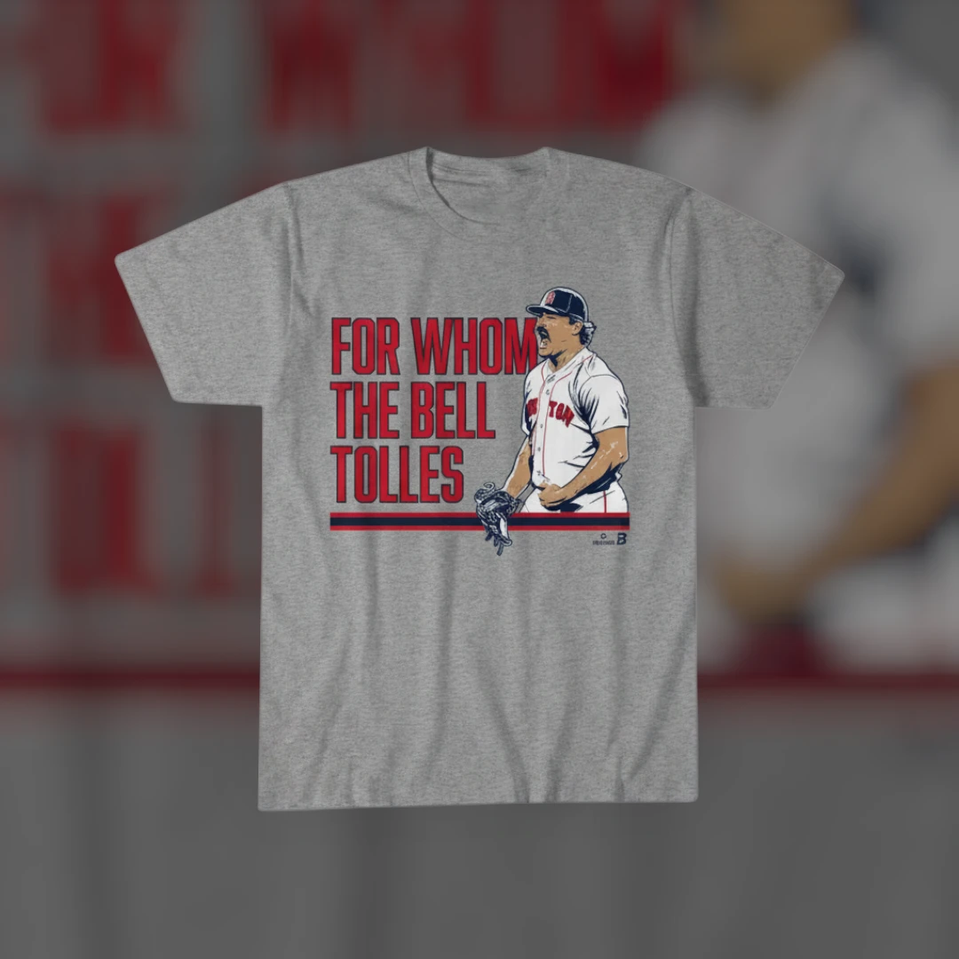 For Whom The Bell Tolles Brian Tolleson Retro Baseball Tee