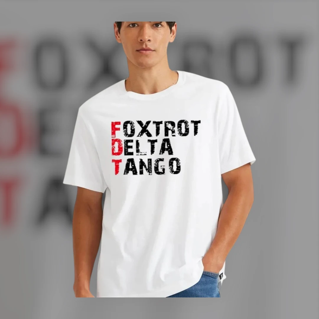 Foxtrot Delta Tango Protest Graphic Tee FDT Political Statement Shirt
