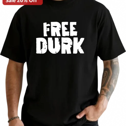 Free Durk Lil Durk Supporter Graphic Tee, Hip Hop Rap Music Streetwear Shirt Gift for Fans