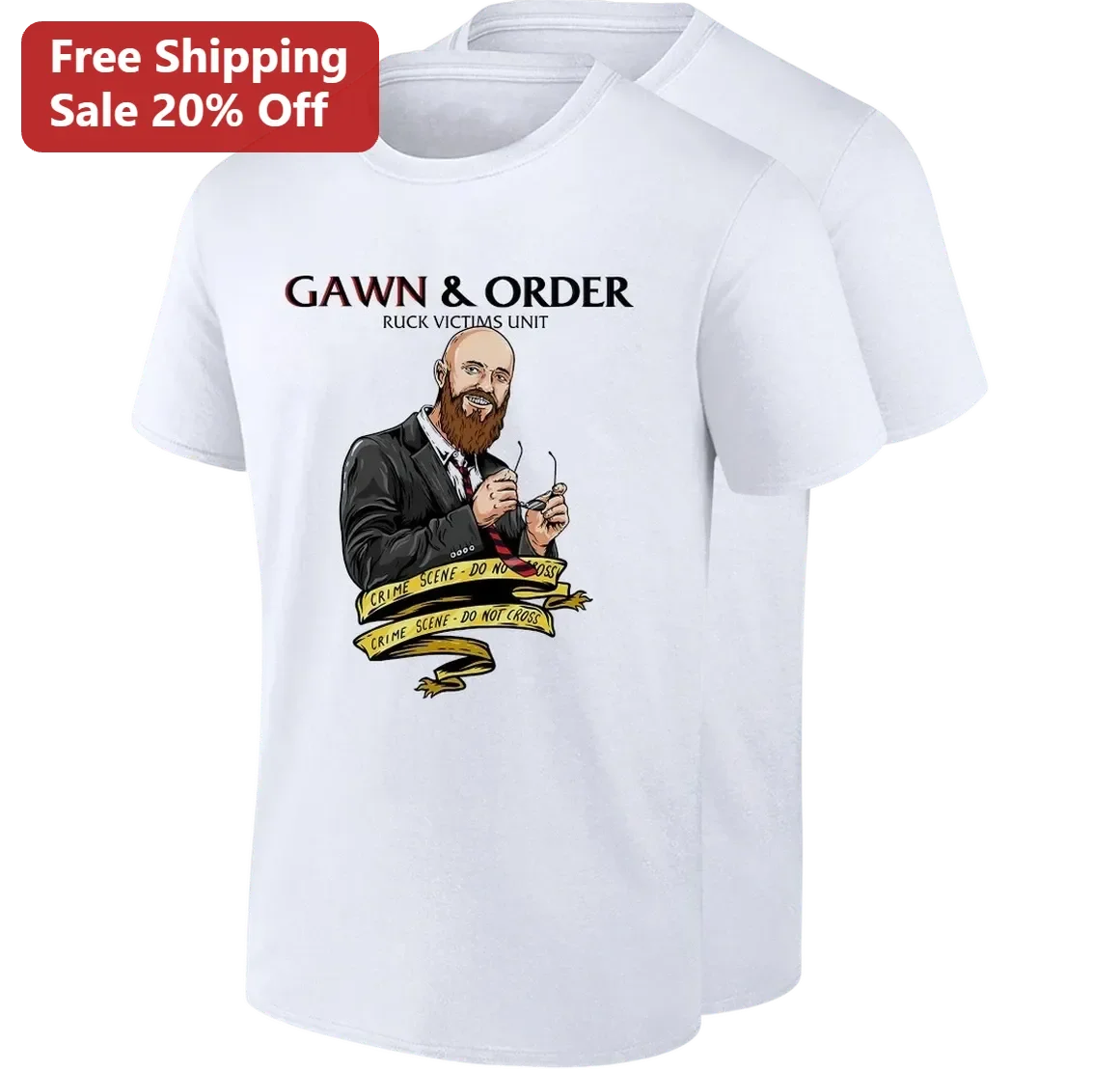 Gawn Order Ruck Victims Unit Crime Scene Do Not Cross Tee, Funny Max Gawn AFL Parody Gift for Melbourne Football Fans