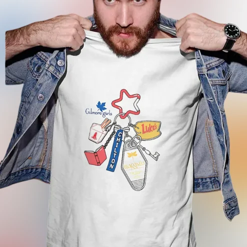 Gilmore Girls Tee Luke's Diner Chilton Dragonfly Inn Stars Hollow Graphic Shirt Gift
