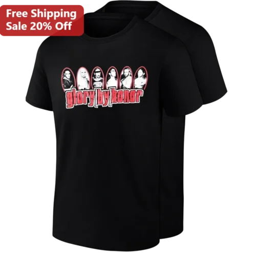 Glory By Honor Tee Ring of Honor Wrestlers Retro Pro Wrestling Fan Gift