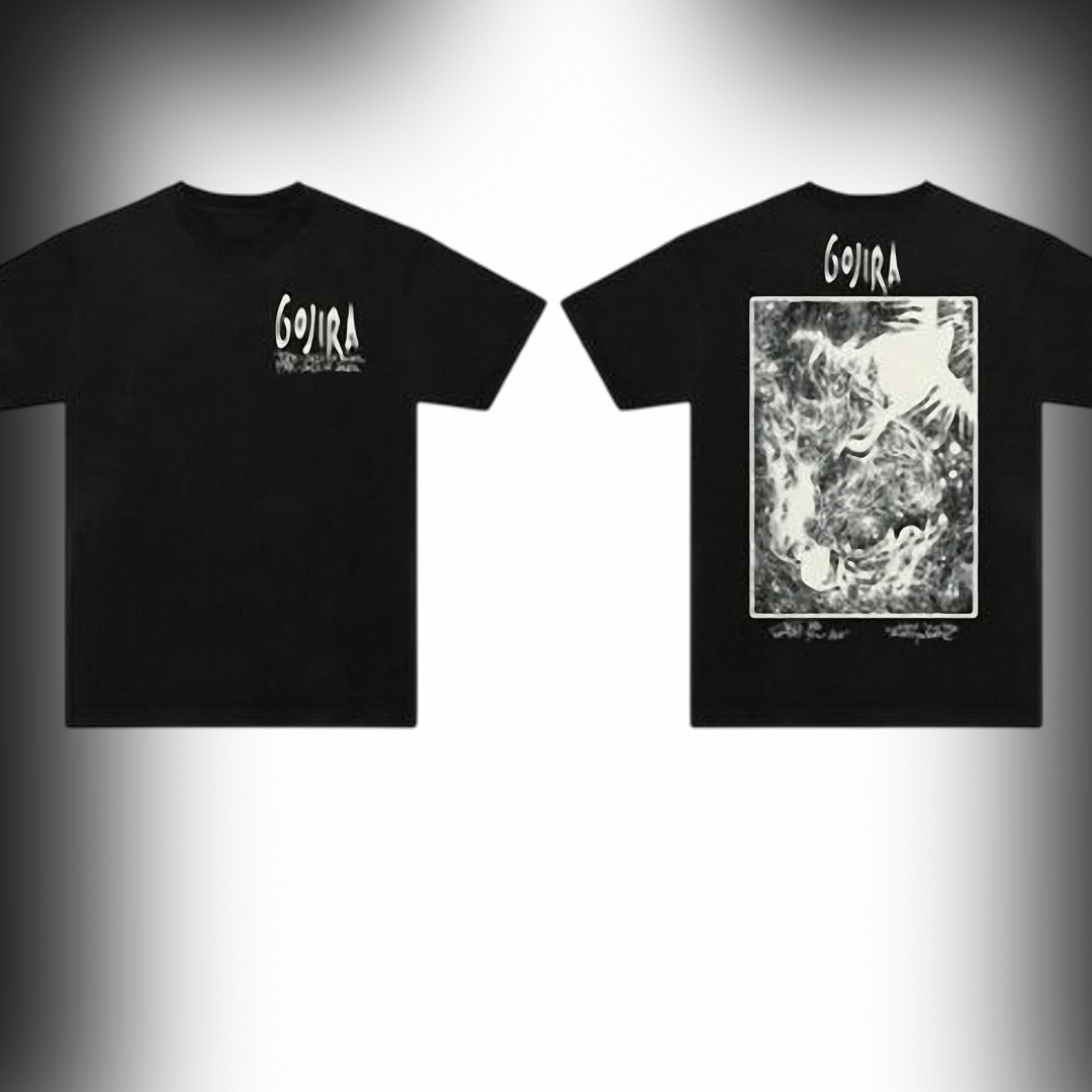Gojira Band Graphic Tee, Vintage Heavy Metal Rock Concert T-Shirt Gift for Men and Women