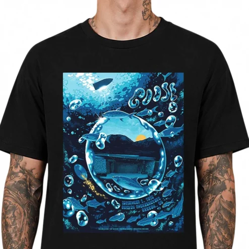 Goose Band Dillon Amphitheater Sept 2 2022 Concert Poster Tee, Vintage Indie Jam Band Tour Shirt