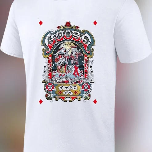 Goose Grand Theatre Reno NV Concert Tee Grand Sierra Resort Tour Souvenir Shirt