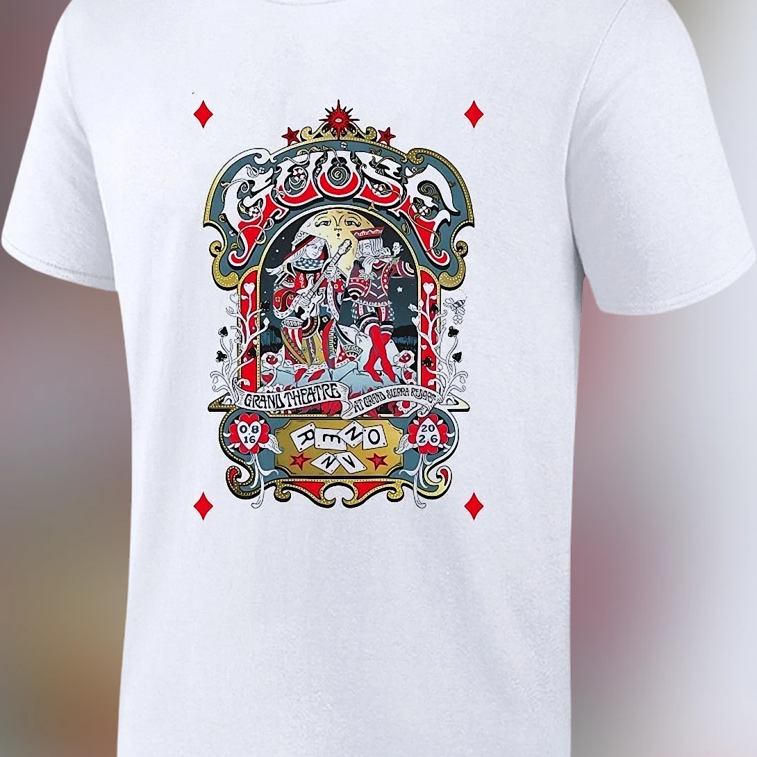 Goose Grand Theatre Reno NV Concert Tee Grand Sierra Resort Tour Souvenir Shirt