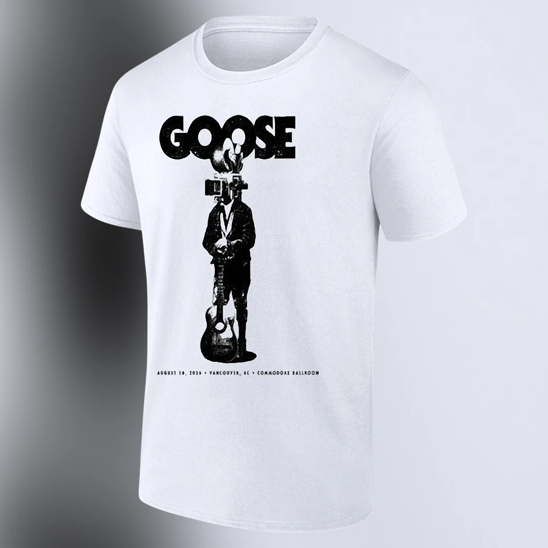 Goose Vancouver 2026 Tee Commodore Ballroom August 18 Concert Shirt