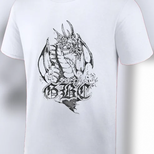 Gothic Dragon Fantasy Graphic Tee Vintage Dark Medieval Streetwear Shirt, Alt Grunge Dragon Lover Gift