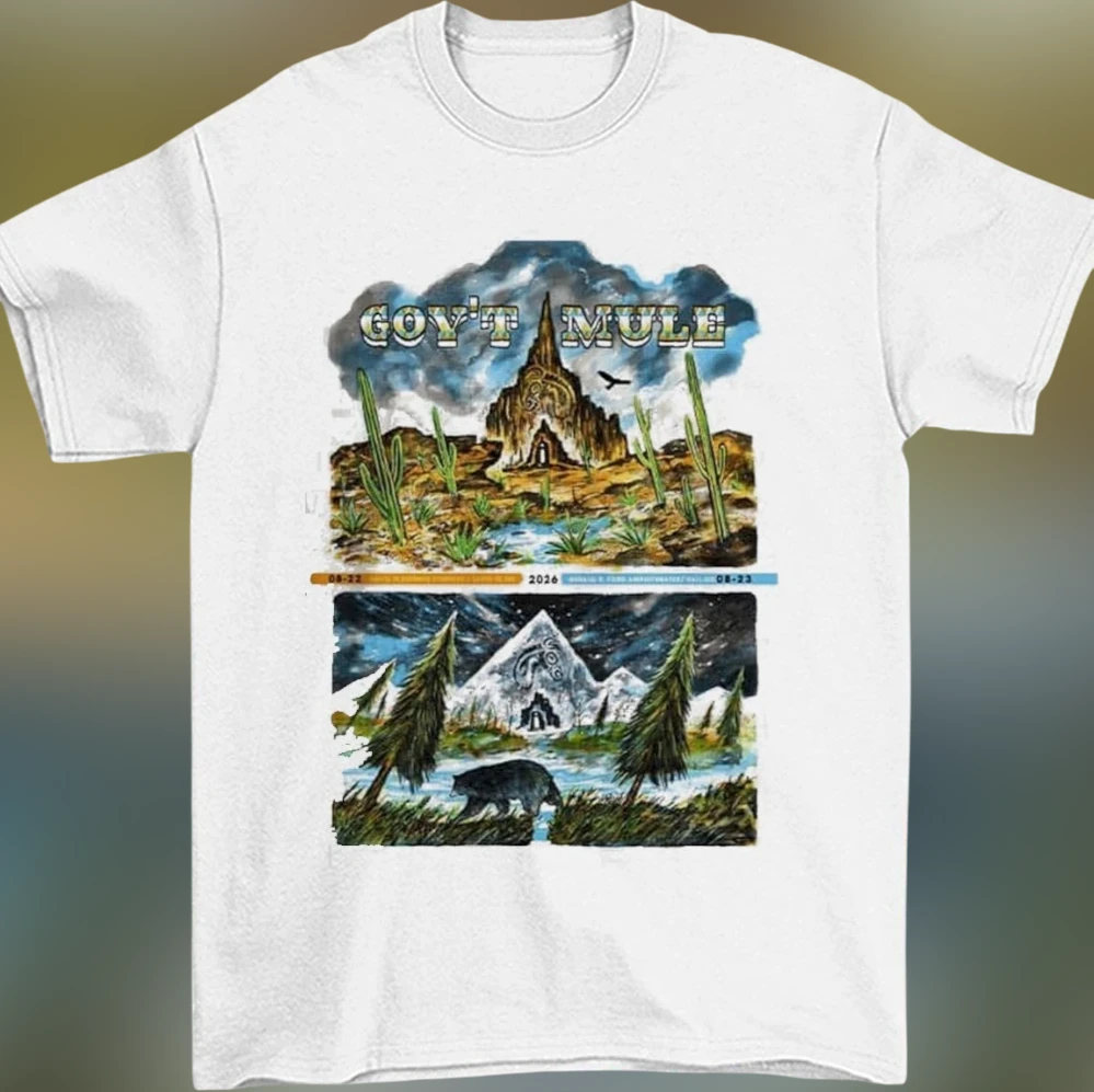 Gov't Mule Tee Vintage Band Graphic T-Shirt, Jam Rock Concert Apparel Gift