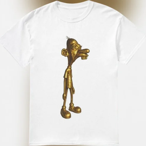 Greg Heffley Tee Diary of a Wimpy Kid Gold Meme Graphic Shirt for Fans