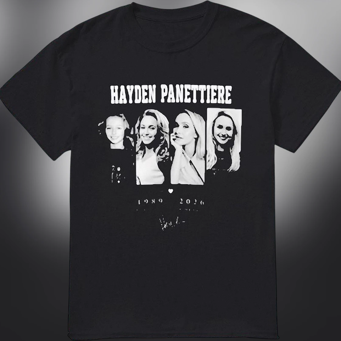 Hayden Panettiere 1989 2026 Memorial Tribute Tee, Vintage Retro Bootleg Graphic T-Shirt for Fans