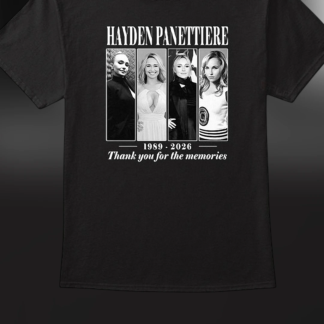 Hayden Panettiere Memorial Tee Thank You for the Memories 1989-2026 Tribute Shirt