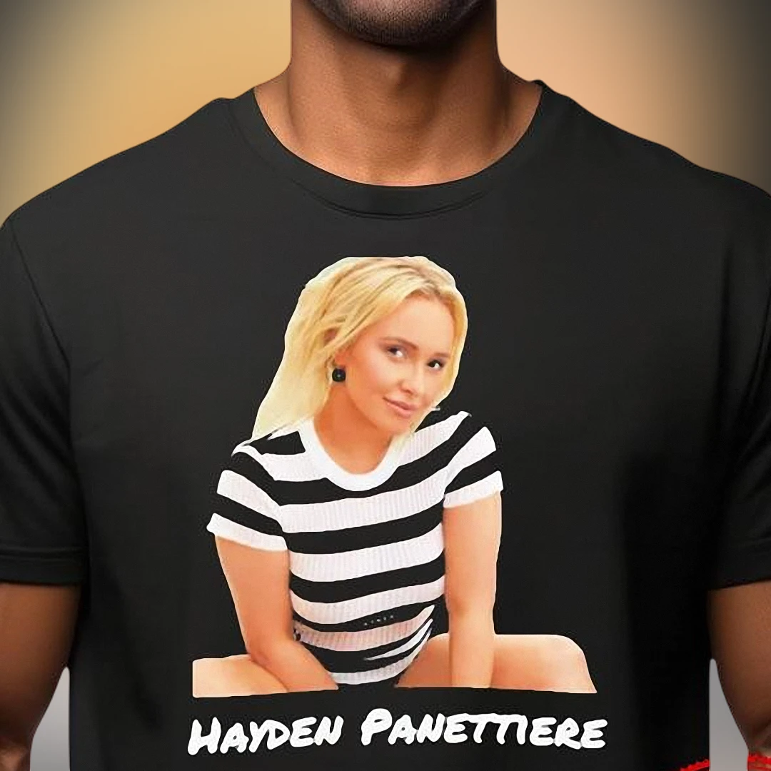 Hayden Panettiere Tee Vintage Graphic Celebrity Portrait Shirt for Fans