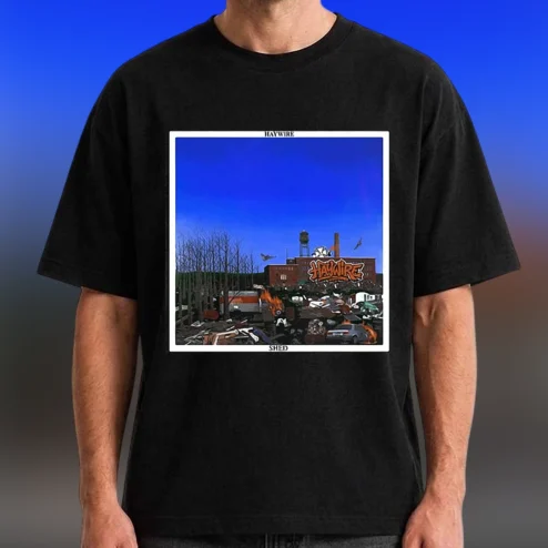 Haywire Shed Album Graphic Tee, Hardcore Band Merch Streetwear T-Shirt