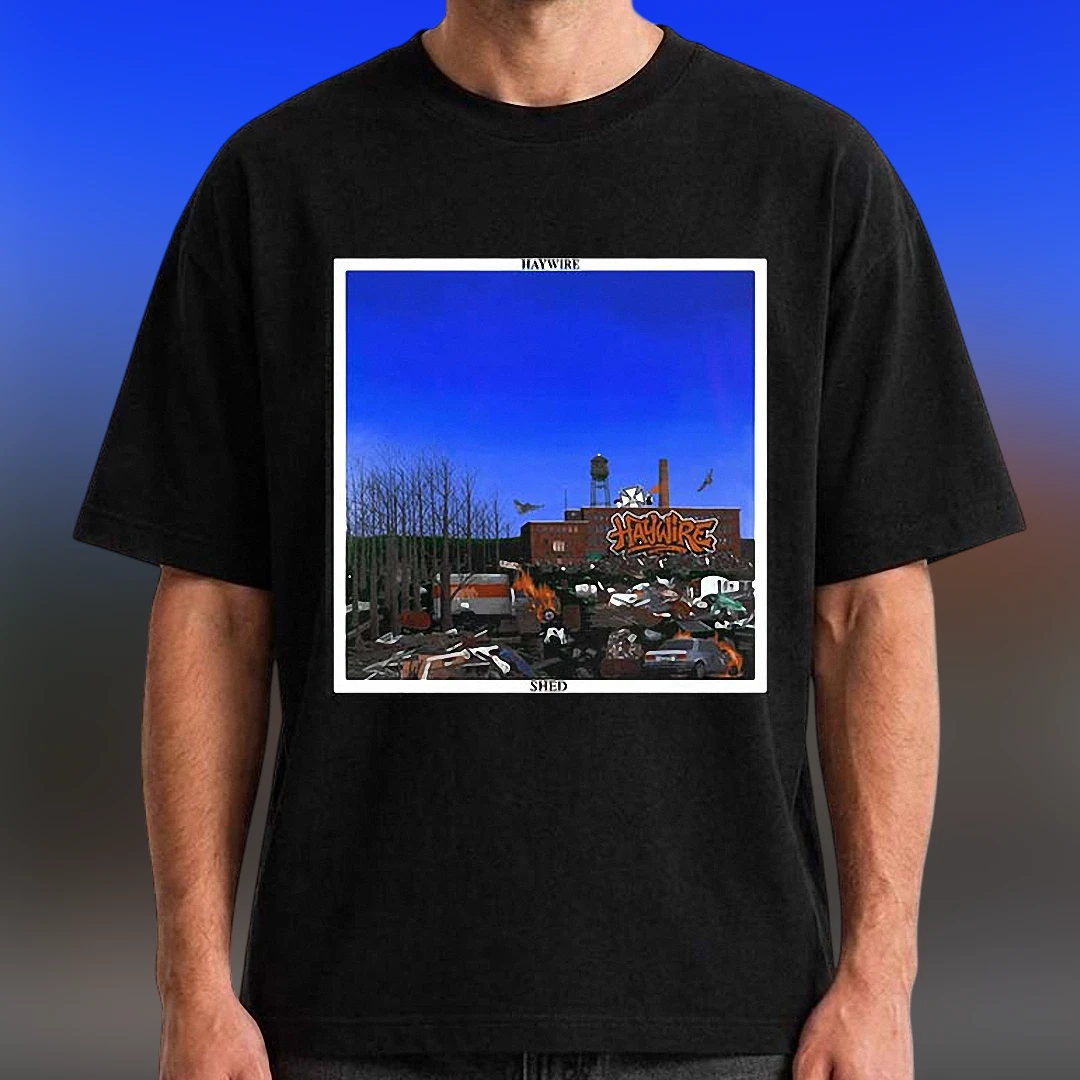 Haywire Shed Album Graphic Tee, Hardcore Band Merch Streetwear T-Shirt