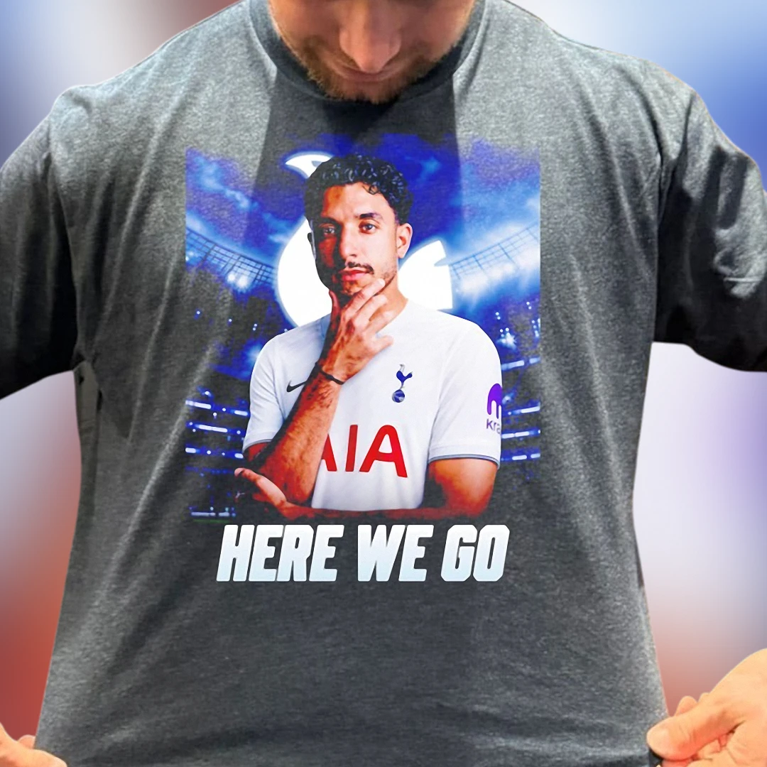 Here We Go Fabrizio Romano Tee, Soccer Football Transfer News Graphic Shirt for Fans