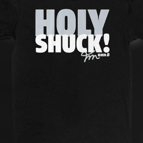 Holy Shuck Mookie Betts Signature Baseball Tee, Funny Slogan Graphic Shirt Gift for Fans