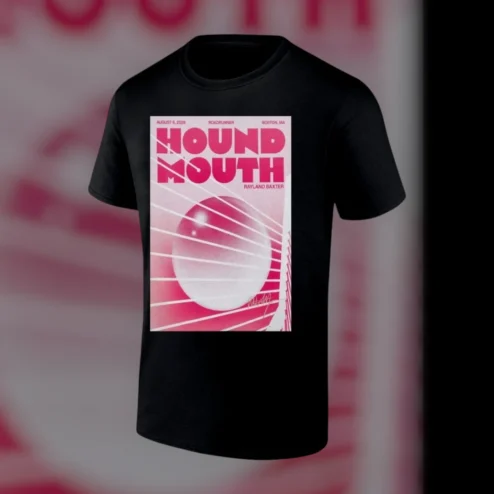 Houndmouth Roadrunner Boston Concert Tee with Rayland Baxter August 6 2026