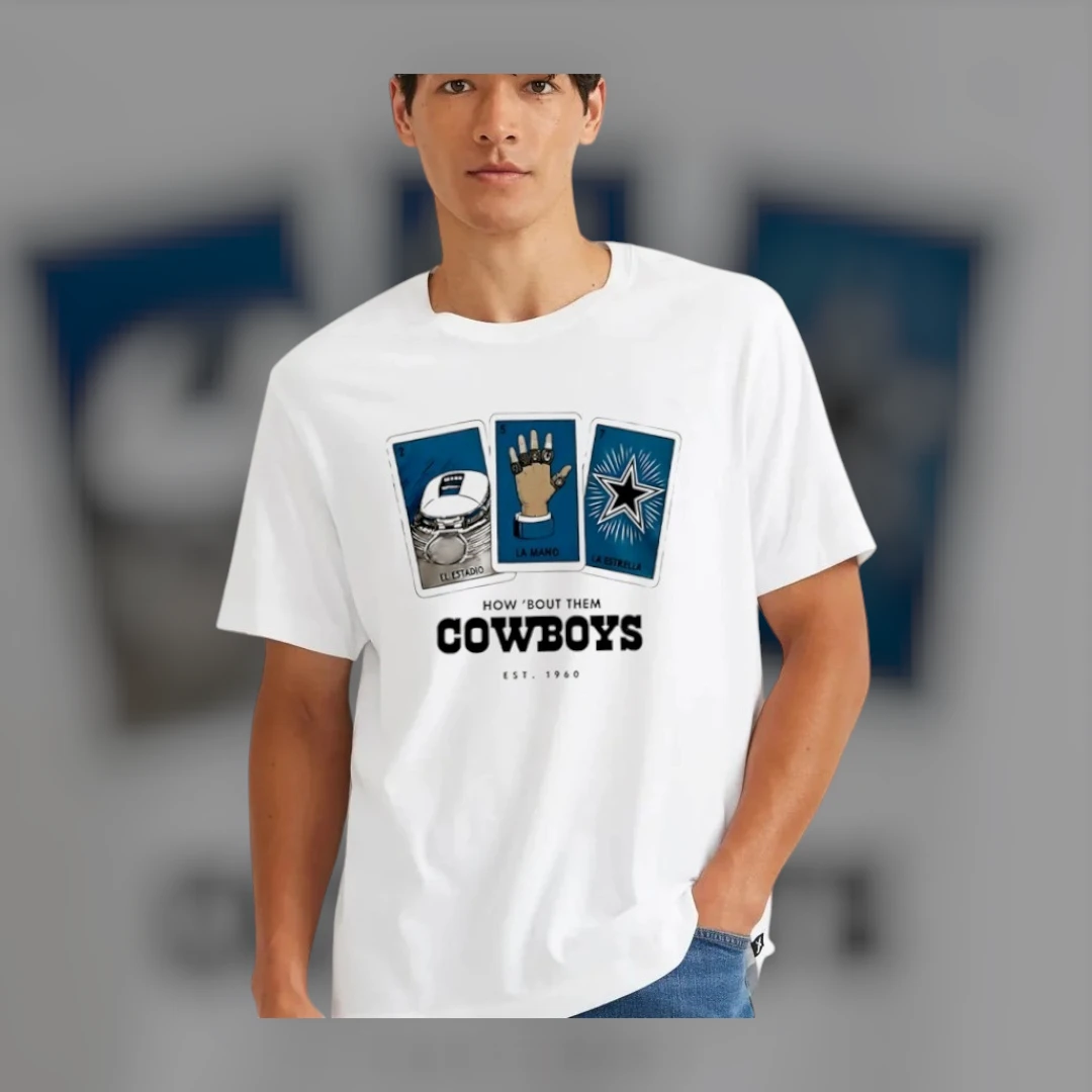 How Bout Them Cowboys Est 1960 Tee Retro Dallas Football Fan T-Shirt