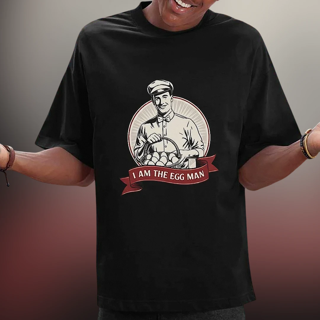 I Am The Egg Man Tee, Vintage Retro Breakfast Lover Graphic Shirt Gift