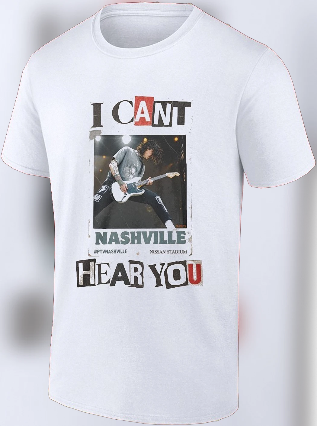 I Can't Nashville Hear You Tee Vintage Rock Concert Graphic T-Shirt Music Lover Souvenir Gift