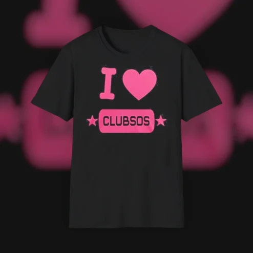 I Heart CLUBSOS Graphic Tee 5 Seconds of Summer Fan Merch