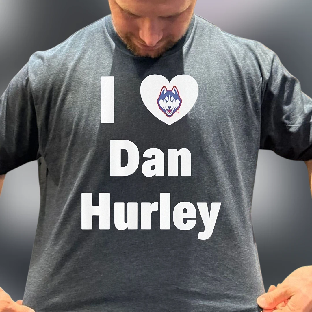 I Heart Dan Hurley UConn Huskies Tee, College Basketball Fan Shirt Gift