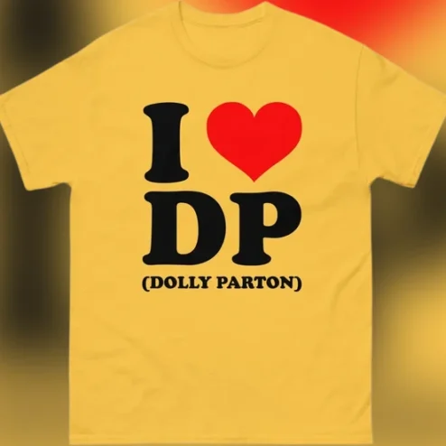 I Heart DP Dolly Parton Tee Funny Country Music Fan Graphic T-Shirt