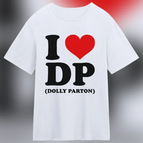 I Heart DP Dolly Parton Tee, Retro Country Music Fan Graphic T-Shirt