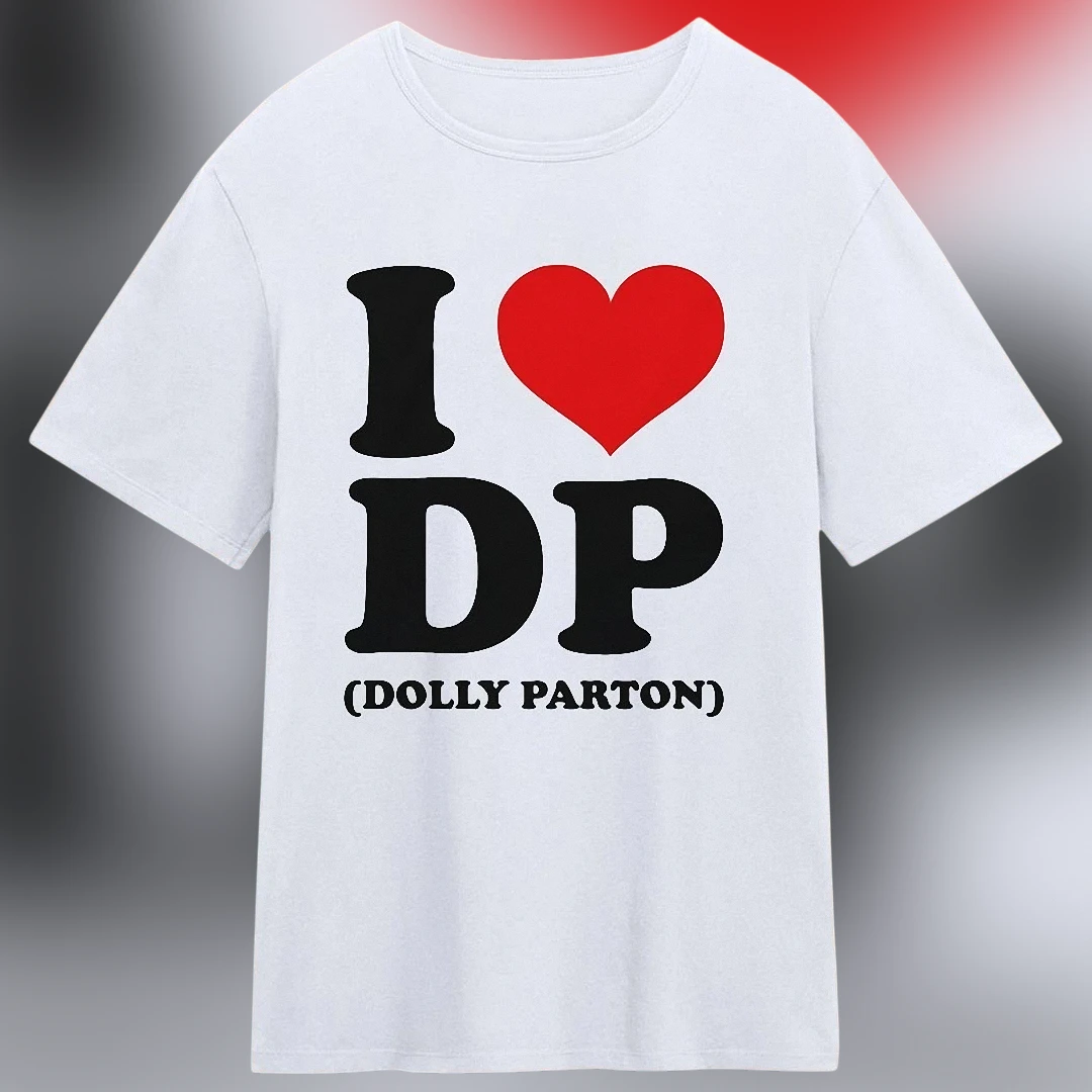 I Heart DP Dolly Parton Tee, Retro Country Music Fan Graphic T-Shirt