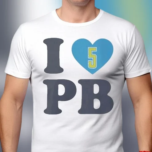 I Heart PB Tee Paige Bueckers Basketball Fan Custom Number Graphic T-Shirt