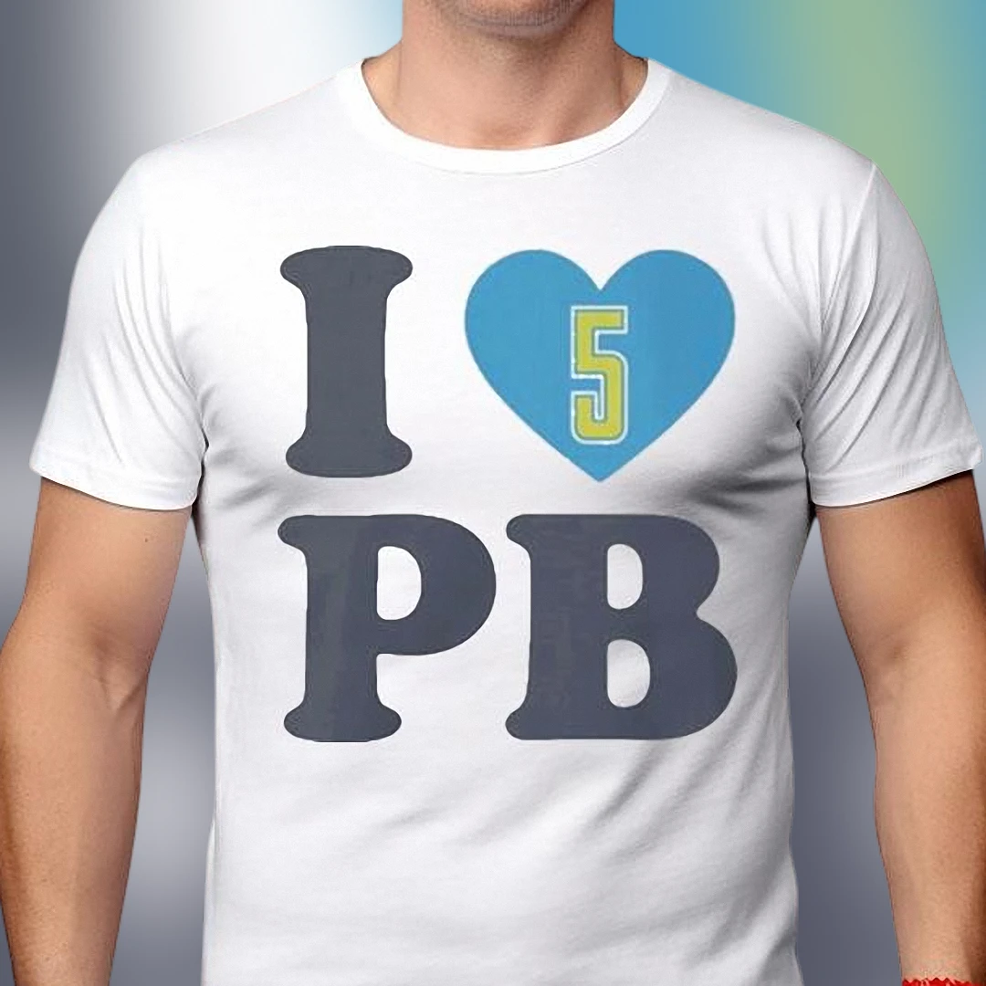 I Heart PB Tee Paige Bueckers Basketball Fan Custom Number Graphic T-Shirt