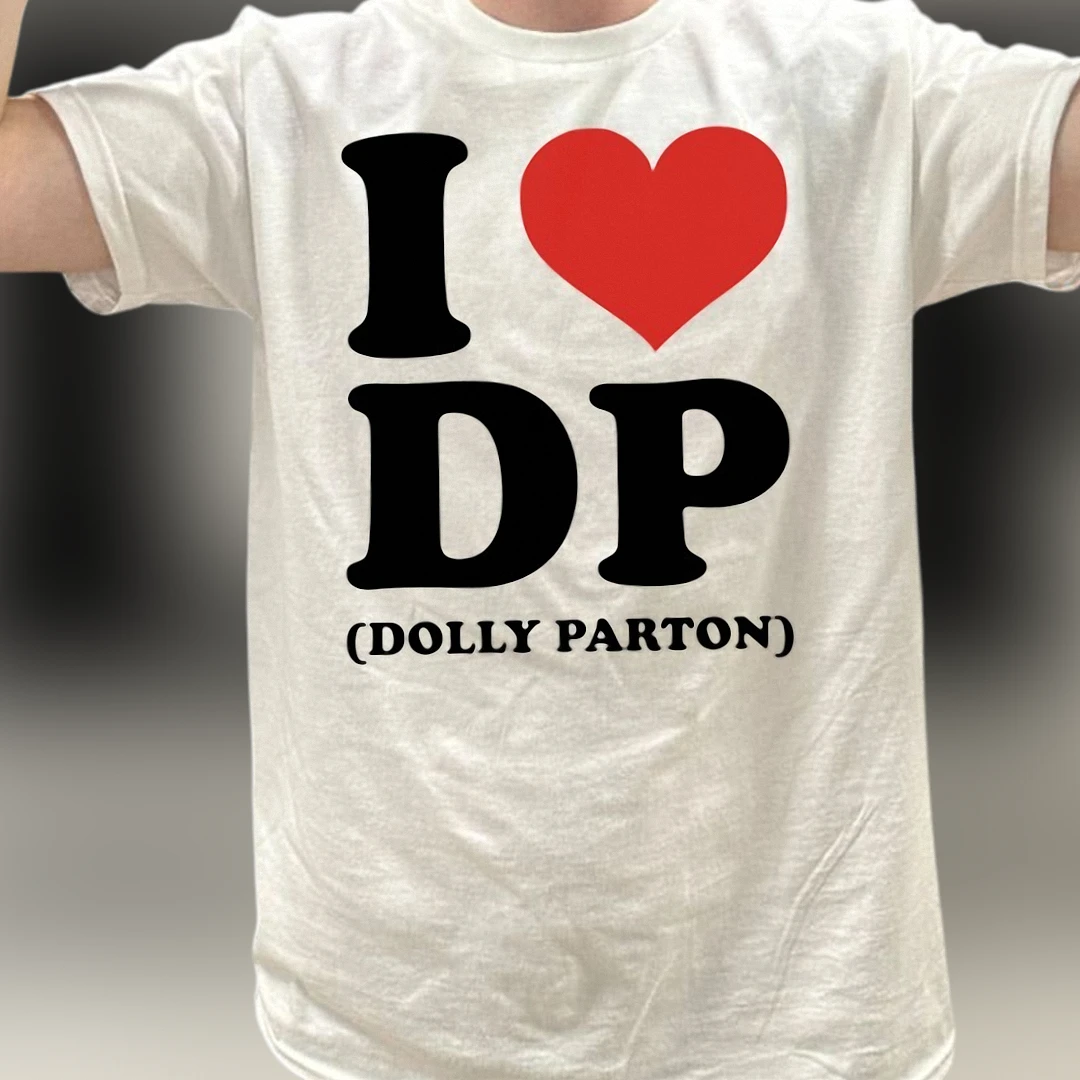 I Love DP Dolly Parton Tee Funny Country Music Fan Graphic T-Shirt