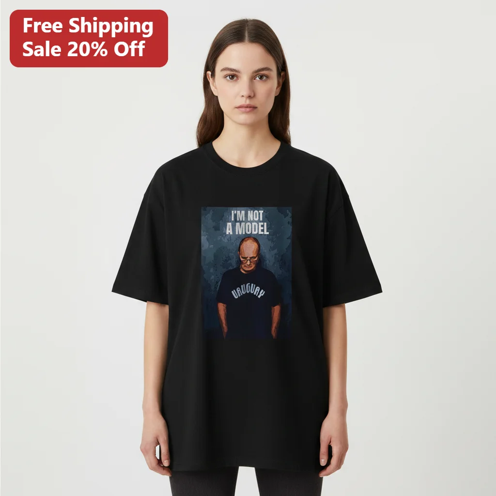 I'm Not a Model Uruguay Tee, Marcelo Bielsa Funny Soccer Coach Graphic Tee for Uruguay World Cup 2026 Fans