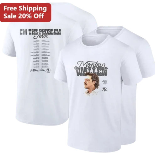 I'm the Problem Tour Morgan Wallen Tee, Vintage Country Concert Graphic Shirt Gift for Fans