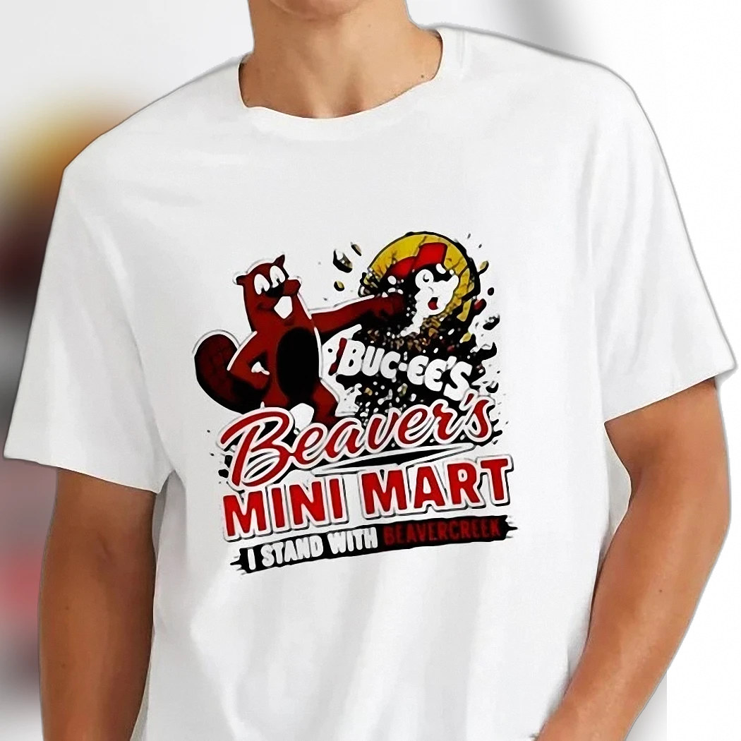 I Stand With Beavercreek Beaver's Mini Mart Parody Support Tee