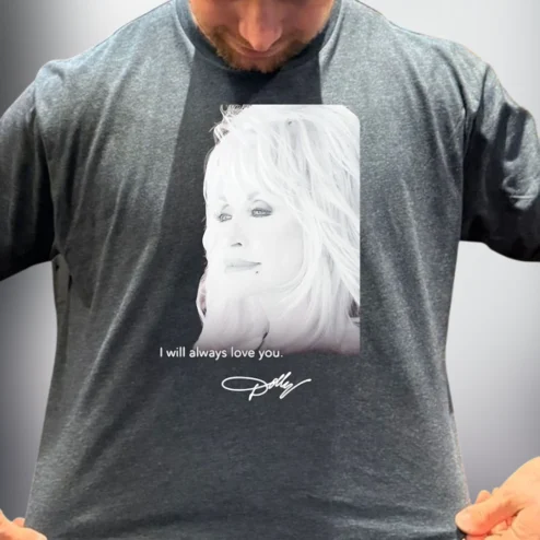 I Will Always Love You Dolly Parton Signature Tee Vintage Country Music Portrait Shirt