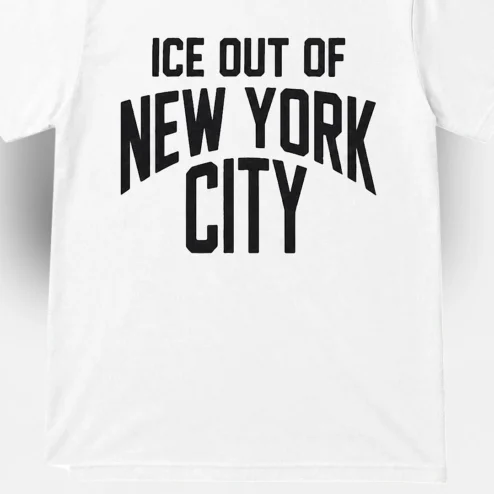 ICE Out of New York City Tee, Bold Minimalist NYC Social Justice Graphic T-Shirt