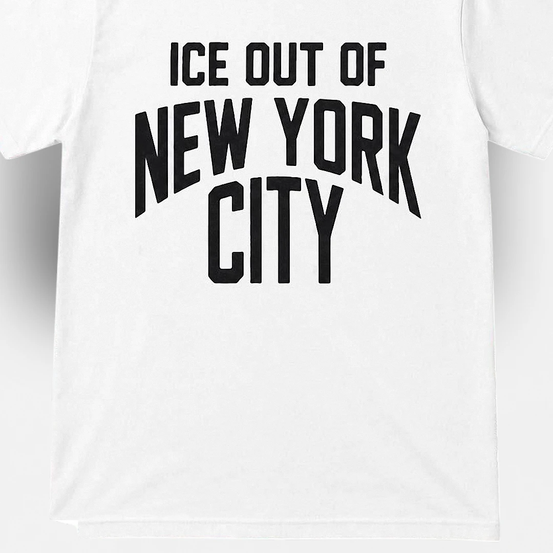ICE Out of New York City Tee, Bold Minimalist NYC Social Justice Graphic T-Shirt