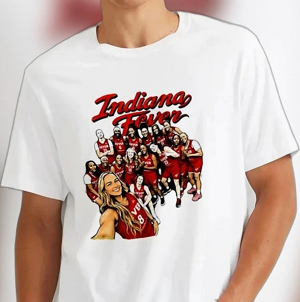 Indiana Fever Caitlin Clark Team Graphic Tee, Women's Basketball Fan Game Day Shirt
