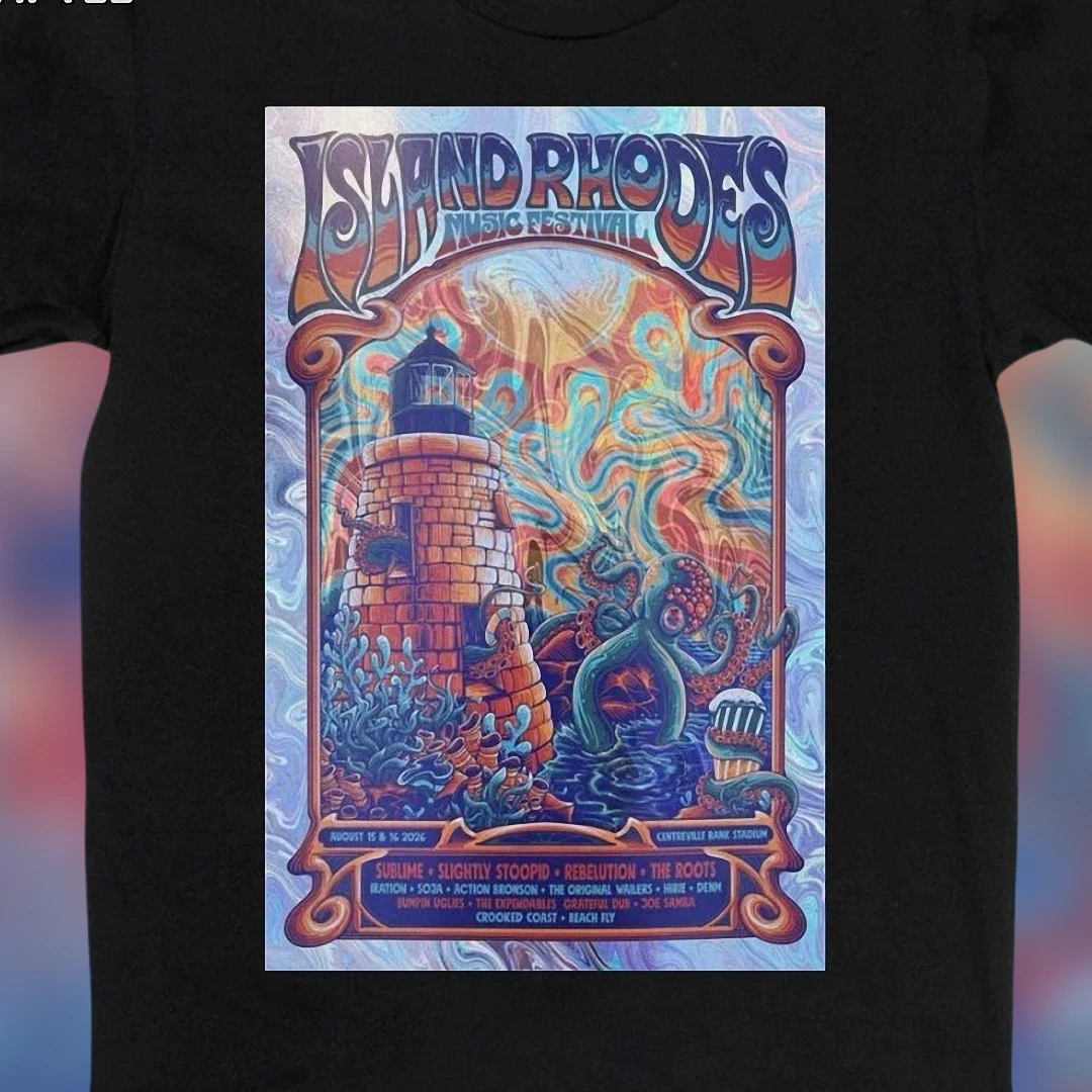 Island Rhodes Music Festival 2026 Tee August 15-16 Centreville Bank Stadium Commemorative Souvenir Shirt