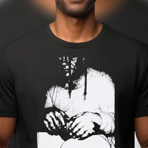 J. Cole Vintage Rap Graphic Tee, Hip Hop Artist Portrait T-Shirt, Streetwear Music Gift for Fans